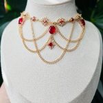 منبع : https://www.etsy.com/listing/1690737820/red-fairycore-necklace-handmade-jewelry?utm_source=Pinterest&utm_medium=organic