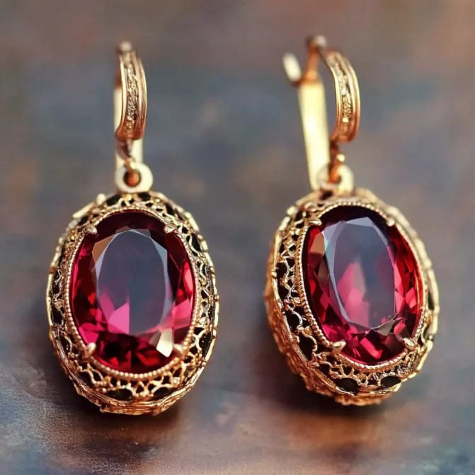 منبع : https://www.spryka.com/products/vintage-red-crystal-gold-earrings-2-uccg94e2?variant=50203925512385&utm_source=Pinterest&utm_medium=organic