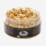 منبع : https://drdelicacy.com/products/24k-edible-gold-leaf-flakes?variant=48387719692601&utm_source=Pinterest&utm_medium=organic