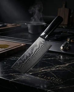 فولاد دمشقی پرکربن (High-Carbon Damascus)