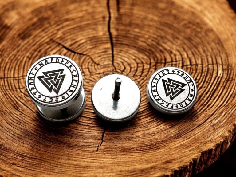 Source : https://www.etsy.com/ca/listing/1831481241/valknut-symbol-10mm-stud-earrings?utm_source=Pinterest&utm_medium=organic