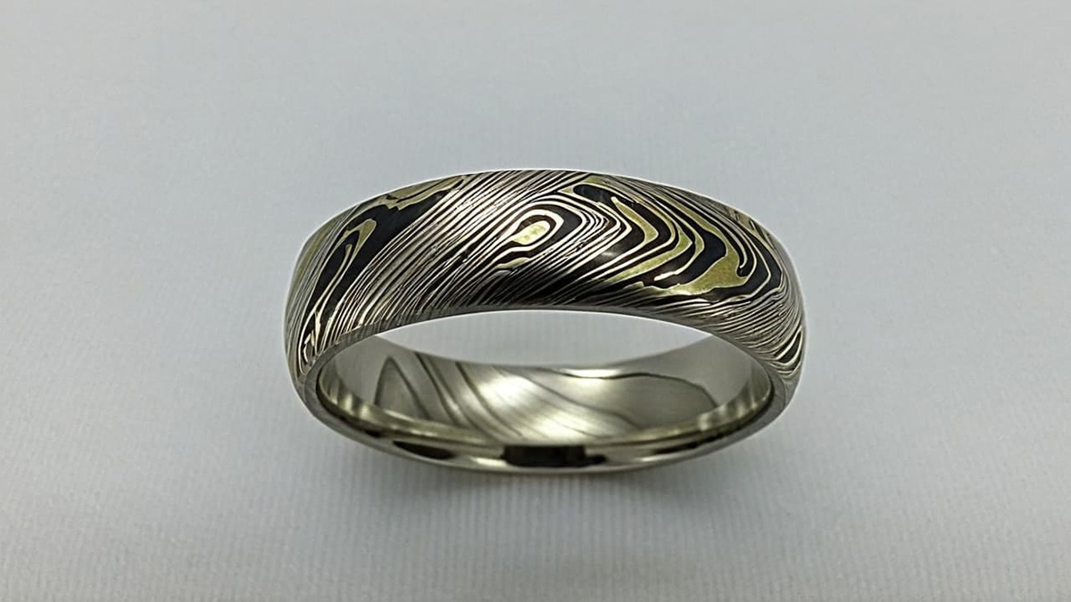 Low-Karat Shibuichi Ring